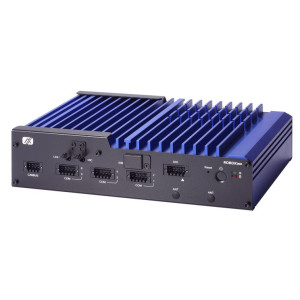 Axiomtek ROBOX300 AMR Controller, 11th gen Intel Core i5 processor, LAN, USB 3.2, RS-232/422/485, CAN, DIO, & Wi-Fi/Bluetooth/5G/LTE